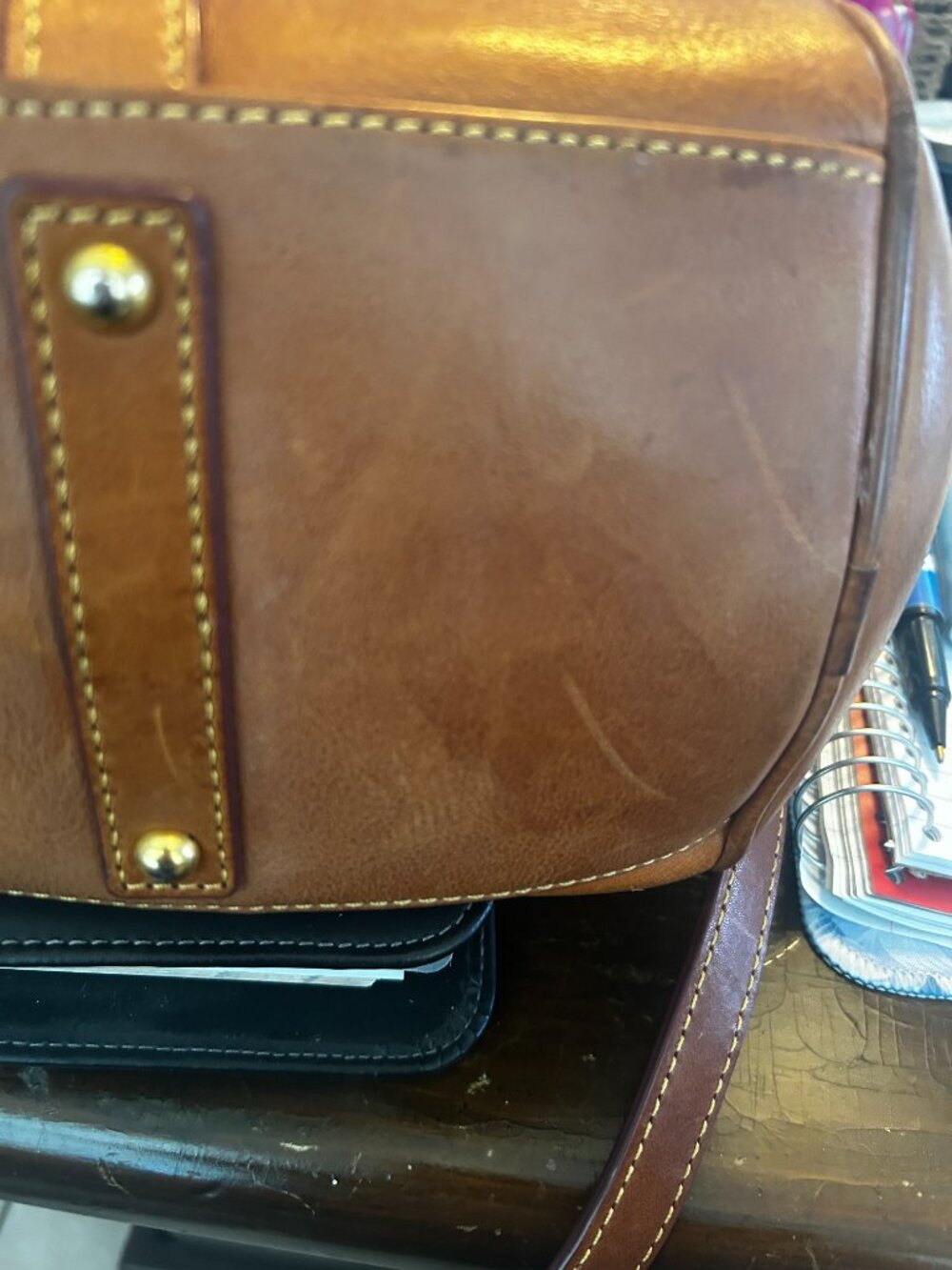 Dooney & Bourke Florentine SatchelVacchetta Leather - Picture 8 of 11